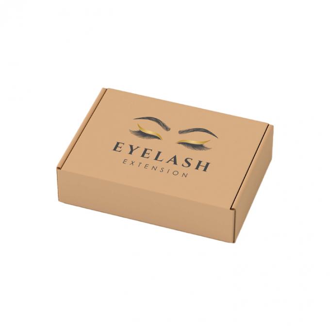 Private Label Falsche Wimpern Versand Papierbox Wellpappe Wimpernverpackung 6