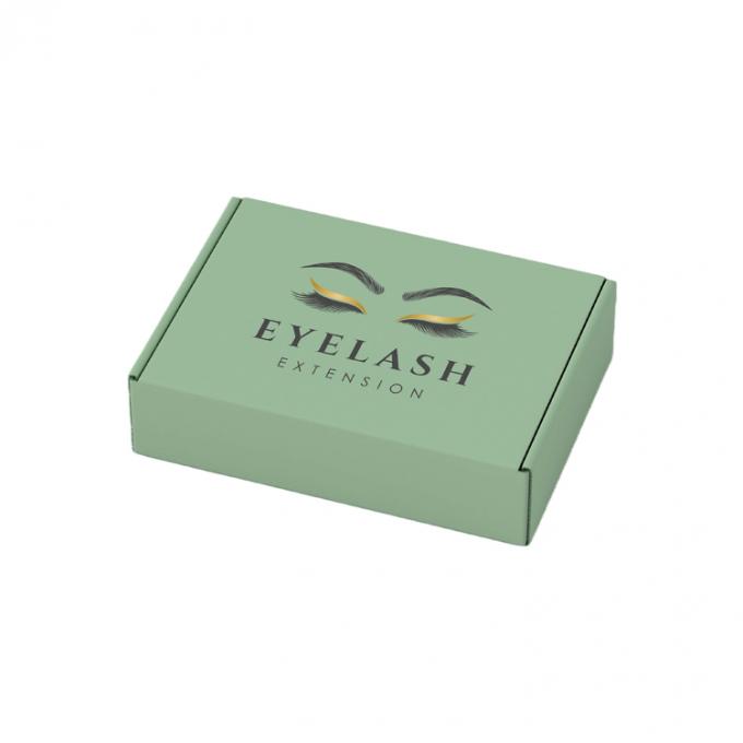 Private Label Falsche Wimpern Versand Papierbox Wellpappe Wimpernverpackung 4