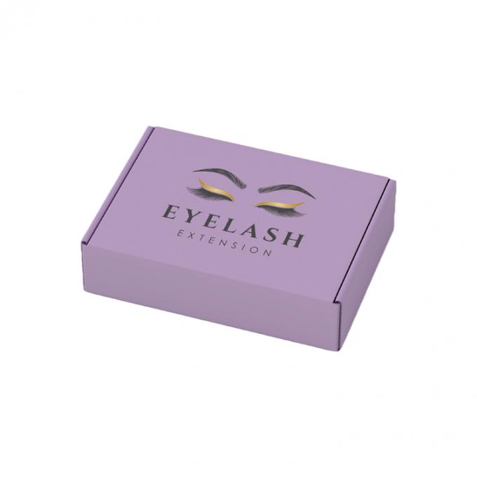 Private Label Falsche Wimpern Versand Papierbox Wellpappe Wimpernverpackung 8
