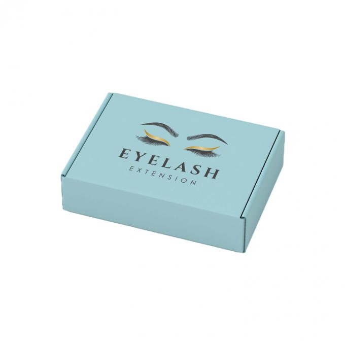 Private Label Falsche Wimpern Versand Papierbox Wellpappe Wimpernverpackung 7
