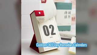 Benutzerdefinierter 365-Tage-Ramadan-Tischkalender zum Drucken 2024