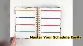 Horizontal Layout Planner Stay Organized and Productive