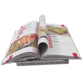 China Farbe des Fachmann-vier, die Kochbuch-Offsetdruck der gebundenen Ausgabe kocht fournisseur