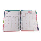 Hardcover Spiral Planners Printing Custom Journal Notebooks With Tabs